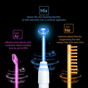 Dispositivo de Rejuvenecimiento Facial y de Cuello 7 en 1 de Alta Frecuencia, Varita de Terapia Cutánea, Reafirmante y Tensor, Más Vendido - Product Image 6
