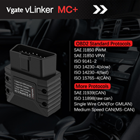 Lector de Códigos OBD2 Vgate VLinker MC+ 4.0 ELM327 V2.2 BT para Android IOS, Escáner de Diagnóstico para Automóviles