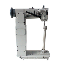 Machine à coudre industrielle à pied haute efficacité en acier durable avec table à coudre rapide pour les vêtements en cuir de jean lourds