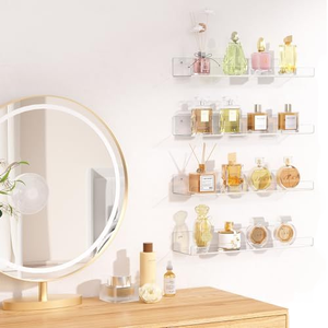 Clear Acrylic <strong>Shelves</strong> 12inches Length for <strong>Wall</strong> Storage Lucite Floating <strong>Wall</strong> <strong>Mounted</strong> <strong>Shelf</strong> Kids Bookshelf - Product Image 4
