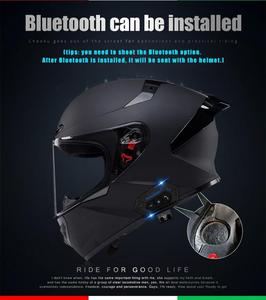 <span class=keywords><strong>Casco</strong></span> de Motocicleta Integral ECE 22.06, <span class=keywords><strong>Homologado</strong></span> por DOT, con <span class=keywords><strong>Bluetooth</strong></span> Inteligente, Antivaho, Ligero, para Carreras, Modelo 821 - Product Image 4