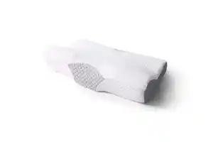 Almohada de espuma viscoelástica de contorno, almohadas ortopédicas para dormir, almohada Cervical ergonómica para dormir en la espalda, con funda de almohada