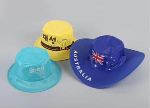 Hly Biểu Tượng Tùy Chỉnh Gấp <span class=keywords><strong>Nylon</strong></span> <span class=keywords><strong>190T</strong></span> Polyester Cao Bồi Cap Linh Hoạt Mùa Hè Bãi Biển Trọng Lượng Nhẹ Mặt Trời Visor <span class=keywords><strong>Hat</strong></span> - Product Image 5