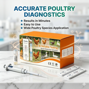 Kit de Prueba Rápida para Aves de Corral, Tira de Detección de Bronquitis y Enfermedad de Newcastle para la <span class=keywords><strong>Gestión</strong></span> de Granjas Avícolas - Product Image 6