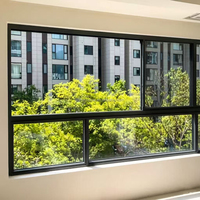 Ventanas Corredizas IBY 110 con Marco Estrecho, Rotura Térmica, Aluminio, Alta Resistencia al Viento, Buena Impermeabilidad, Aislamiento Acústico y Térmico