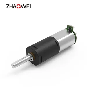 zhaowei 12mm 3v 12v High Torque DC 200rpm small Micro Gear Motor With Gearbox