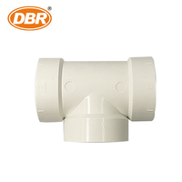 Vente chaude té sanitaire ASTM D 2665 Standard matériaux de plomberie PVC DWV raccord de tuyau matériaux de construction