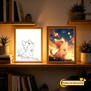 ไฟกลางคืน LED ขายส่ง ลายพิมพ์ตามสั่ง โคมไฟตั้งโต๊ะสำหรับตกแต่งห้องนอน - Product Image 2
