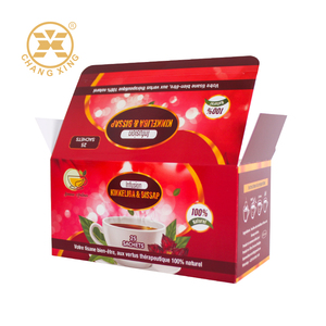 Boîte à thé OEM personnalisable en carton brillant avec impression à l'encre, emballage pour café, boîtes en papier pour produits minceur et nouveaux produits - Product Image 2