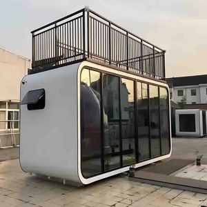 Case Prefabbricate Modulari in Acciaio per Eventi, <span class=keywords><strong>Hotel</strong></span> Capsula Ecologici, Pod da Giardino, Piccole Cabine Apple e Case Container - Product Image 4