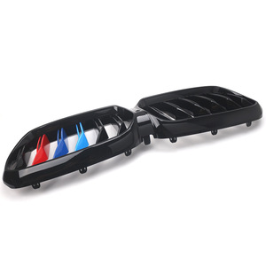 Parrilla BMW Serie 5 G30 LCI, Negro Brillante, Doble Línea, Tricolor, Estilo M, Entrada de Aire para Parachoques Delantero - Product Image 4