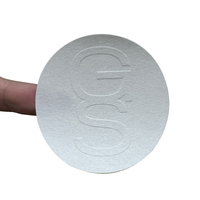 Autocollant en papier texturé haut de gamme personnalisé, vente en gros d'étiquette ronde, autocollant personnalisé avec logo en relief 3d pour emballage