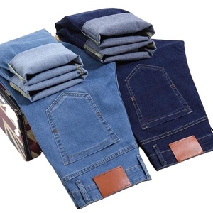 Factory Direct <strong>Men's</strong> Vintage <strong>Jeans</strong> Slim Casual Style Breathable Light Washed <strong>Denim</strong> Mid Waist Solid Pattern with Hole for Summer - Product Image 5