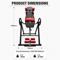 Mesa de inversión de gravedad para trabajo pesado, máquina para hacer paradas de manos en el gimnasio y el hogar