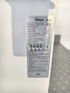 Batería de Iones de Litio LiFePO4 Deye <span class=keywords><strong>ESS</strong></span> SE-G5.1 Pro-B 51.2V 100AH 5.12kWh para Almacenamiento Solar Doméstico y Certificados ICE, Garantía de 10 Años - Product Image 6