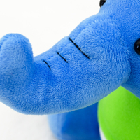 Eléphant en peluche personnalisé Animal en peluche personnalisé Dessin animé créatif Logo personnalisable Décoration Marque Promotion