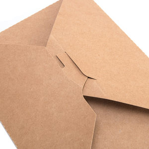 Produit phare : Emballage alimentaire jetable en carton kraft brun, de qualité alimentaire, écologique et biodégradable, pour la restauration <span class=keywords><strong>rapide</strong></span>, les nouilles, les salades et les sandwichs - Product Image 2