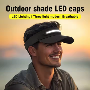 Linx spécial <span class=keywords><strong>casque</strong></span> sans fil outils d'éclairage nocturne rechargeable extérieur ombre Led casquettes avec pour courir équitation jouer au ballon - Product Image 3