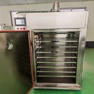 Horno de <span class=keywords><strong>Ahumado</strong></span> de Pescado y Carne de 50L, Equipo de Ahumadero de Acero Inoxidable con Leña de Roble - Product Image 3
