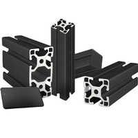 Perfil de Aluminio Anodizado Serie 4080 6000 para Ranuras de TV con Servicios de Doblado y Corte