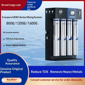 Máquina de Agua Aqua Pure Serie HERO, Ósmosis Inversa RO, Agua Mixta 800/1200/1600, Filtro de Agua de Grifo Comercial, TDS Automático - Product Image 5