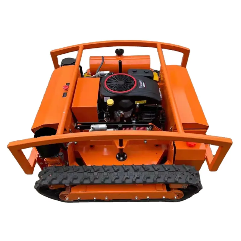 Remote control Mini crawler remote control zero turn lawn mower grass blade Robot Mower for agricultural machinery