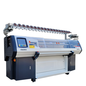 완전 전산화 된 산업용 모자 및 스카프 플랫 편직 기계 - Product Image 5