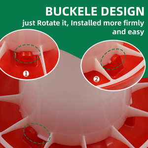 Comedero Automático de Plástico Ecológico y Ligero para Pollos, Patos, Gansos y Palomas, Suministros para Aves, Cubo de Alimentación para Pollos - Product Image 4