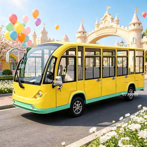 รถบัสไฟฟ้า ZOWN 72V ลิเธียม สำหรับเที่ยวชมสถานที่ 8-23 ที่นั่งหนังนุ่มสบาย ใช้เวลาในการชาร์จ 8-10 ชั่วโมง ขับขี่มั่นคง เหมาะสำหรับสวนสัตว์และวันหยุด - Product Image 1