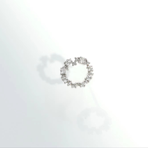 Bracelet Brilliant02 blanc en or 14 carats avec diamants et perles, bijoux en gros, fabricant de bijoux fins, bracelet personnalisé, fournisseur OEM ODM - Product Image 1
