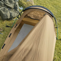 Tente bivouac ultralégère 4 saisons pour 1 personne, imperméable, compacte, sac de bivouac individuel pour le camping, la randonnée, la survie tactique