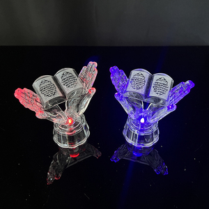 MH-L0305 Tinh Thể Thủy Tinh Thánh Kinh Thánh Hồi Giáo Quà Tặng Pha Lê Với Đa LED Cơ Sở Thánh Tinh Thể Trang Trí Kinh Thánh Bé Bí Tích Rửa Tội Quà Tặng - Product Image 3