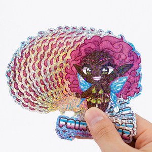 Tùy Chỉnh In Ấn Vinyl Dán Ba Chiều Dính Không Thấm Nước PVC Nhãn Công Ty Thiết Kế Logo Chết Cắt Dán - Product Image 5