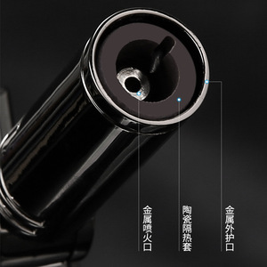 Encendedor de Cigarros Baicheng, Metálico, Recto, Resistente al Viento, con Combustible de Butano, Herramienta para Camping y Actividades al Aire Libre - Product Image 5