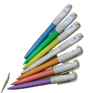 Stylo bille promotionnel en plastique 1,0 mm multicolore, nouveauté avec emballage personnalisé pour le bureau et l'école – Vente chaude - Product Image 1