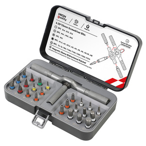 Multi Functional Ratchet Screwdriver Set 25 In 1 Magnetic Hex Bit Household Tool With Anti Slip Handle - Product Image 2