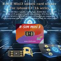 Teknologi baru r-sim klub 3 stabil membuka kartu sim untuk Iphone Ios 18 17 6/15 Pro Max Msdk4 geey Sim Turbo Rsim