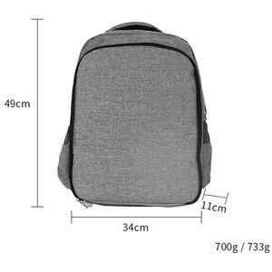 Sac à dos de voyage portable unisexe pour barbier, sac à dos pour ordinateur portable, sac à outils de coiffure, organiseur de cosmétiques avec poches pour ciseaux, certifié BSCI - Product Image 4