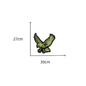 Punk phong cách trang trí quần áo vá lớn <span class=keywords><strong>eagle</strong></span> với lây lan cánh hoàn toàn thêu sắt-<span class=keywords><strong>on</strong></span> vá cho các phụ kiện - Product Image 5