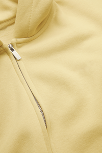 Sweat-shirt court à capuche zippé, écologique et durable, respirant, en coton biologique et polyester recyclé - Product Image 5