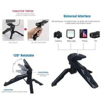 Kit de Vlogging pour Smartphone avec Trépied, Support Téléphone, Mini Micro et Lumière d'Appoint LED – Essentiel pour TikTok, Live Stream et YouTube