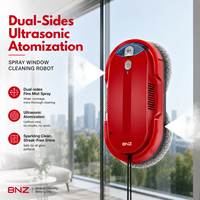 Machine de nettoyage de vitres BNZ à moteur sans balais pour immeubles et bureaux en hauteur, prise UE/US, en stock, nettoyeur de vitres intelligent pour la maison
