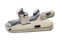 Bateau pneumatique à coque rigide en fibre de verre CE 12ft RIB360 Orca/PVC/Hypalon pour l'aviron