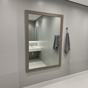 Espejo de pared colgante rectangular negro más vendido Diseño minimalista Cristal Spiegel <span class=keywords><strong>Online</strong></span> Best Seller - Product Image 4