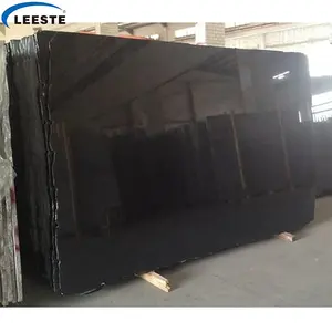 China de fábrica barato y de mejor calidad de piedra de granito negro absoluto y la losa de mármol azulejo - Product Image 1