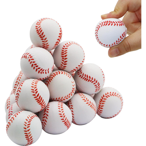 Balles de baseball en mousse de 1,6 pouce pour fêtes, mini-balles de sport, petites balles anti-stress à presser pour enfants - Product Image 1