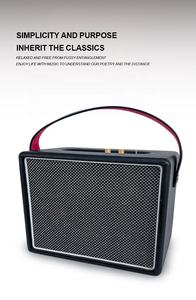 Altavoz Portátil Inalámbrico Acústico OEM, Altavoces Estéreo de Madera con Woofer para Exteriores - Product Image 4