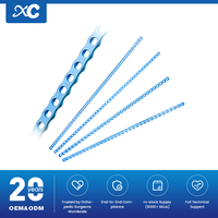 Prix usine vétérinaire orthopédique Impant 2.4mm alpes plaque de verrouillage chirurgie os Fracture Implants