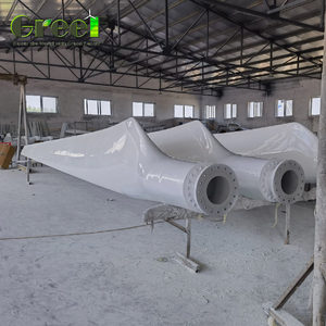 Cánh Quạt Tua Bin Gió HAWT, Lưỡi Tua Bin Gió Ngang Sợi Thủy Tinh FRP Xây Dựng, Công Cụ Bền 300W 1KW 10KW <span class=keywords><strong>100KW</strong></span> - Product Image 2