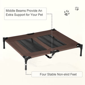 Cuna para perros plegable mejorada, cuna elevada para exteriores, cuna elevada de refrigeración transpirable, hamaca, cama para mascotas para perros grandes - Product Image 3